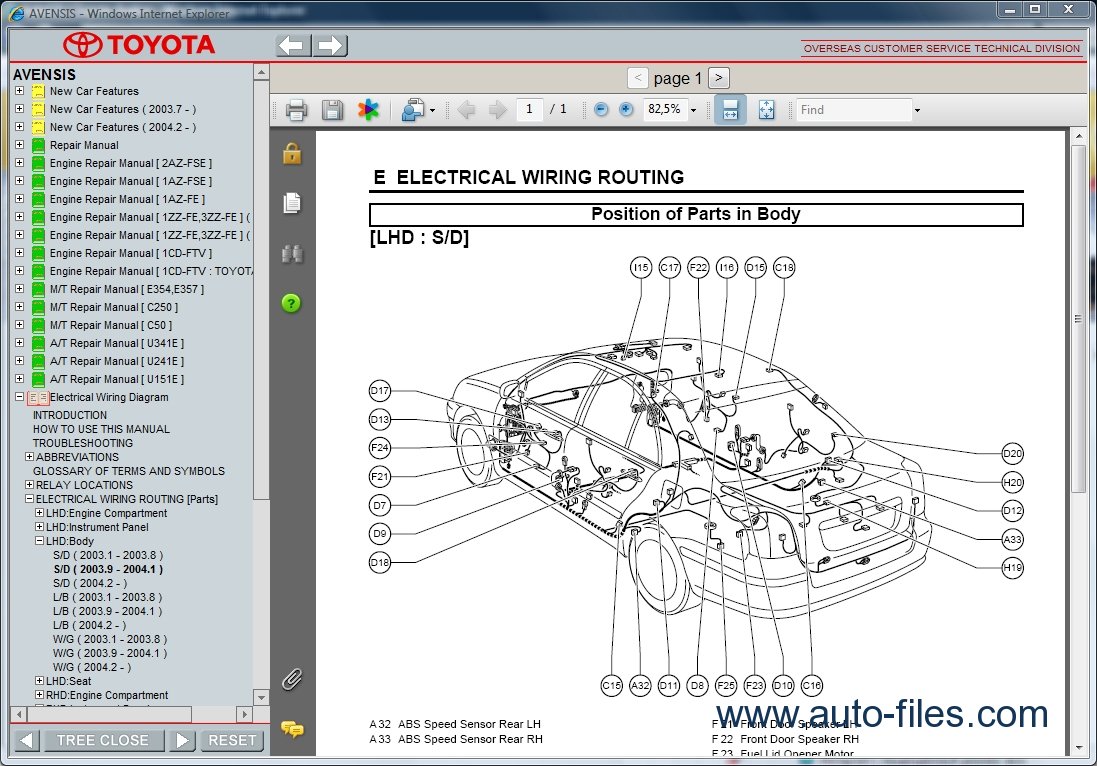 Toyota repair manuals online
